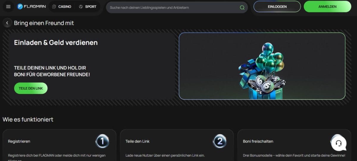 Flagman Casino - 600 € boni image 3