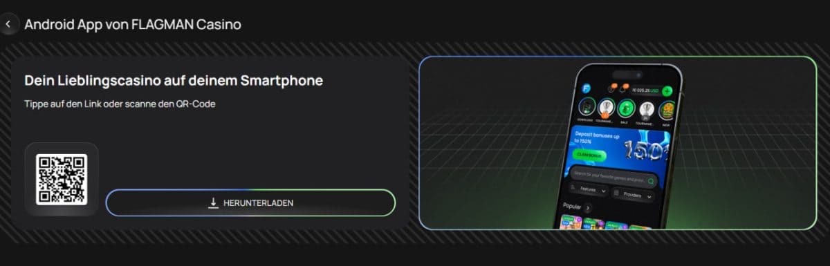 Flagman Mobile Casino – App-Download & Login DE image 1